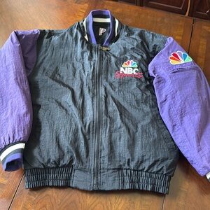 VTG 90’s Pro Player NBC Sports reversible bomber jacket size M